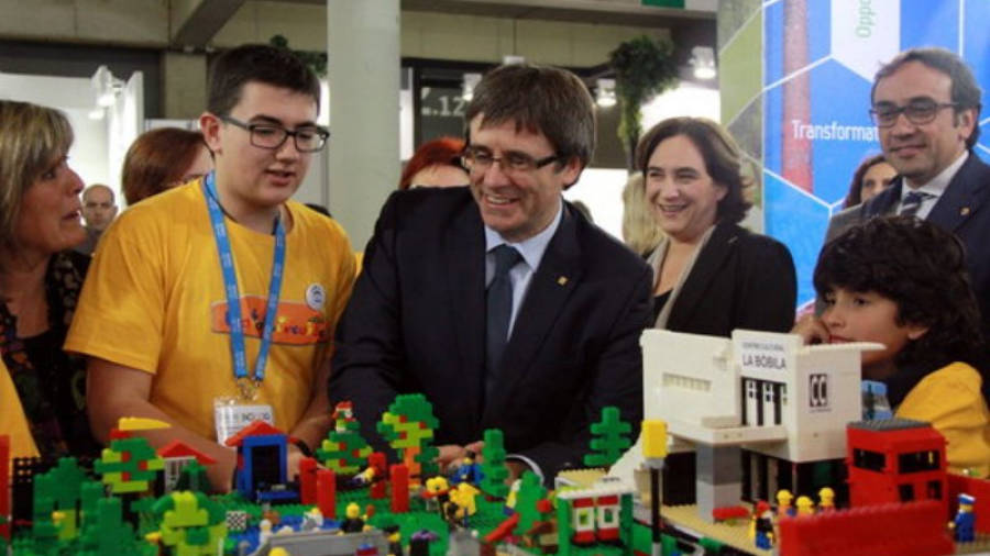 El president Puigdemont ha realitzat les declaracions en el marc de la inauguració de l'Smart City Expo World. Foto: ACN