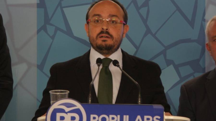 El portaveu del PP al Parlament Alejandro Fernández ha deixat la seva tasca a l´Ajuntament de Tarragona. ACN