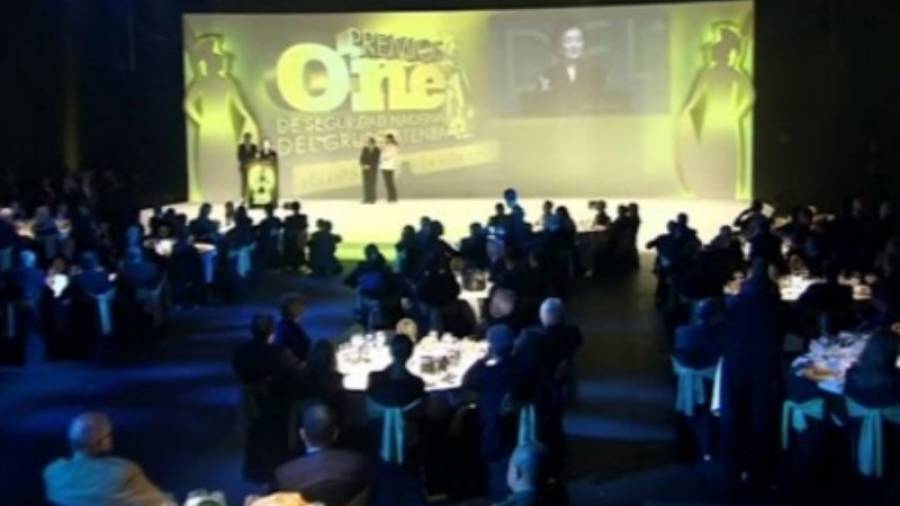 Captura de pantalla de una gala de los premios One