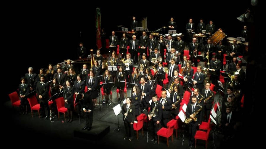 La Banda de Música de la Sociedad Musical de Cehegín de Múrcia. Foto: ACN