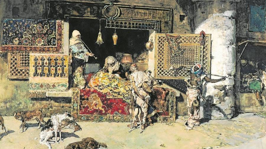 El vendedor de tapices, obra de Fortuny (Museu de Montserrat).