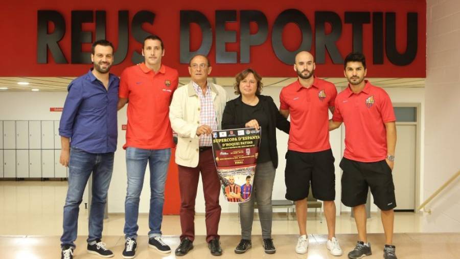 El Reus Deportiu acogió ayer la presentación de la Supercopa de España. Foto: Alba Mariné