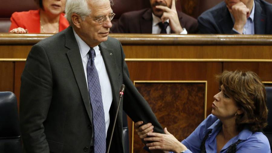 Imagen del ministro de Asuntos Exteriores, Josep Borrell. FOTO: EFE