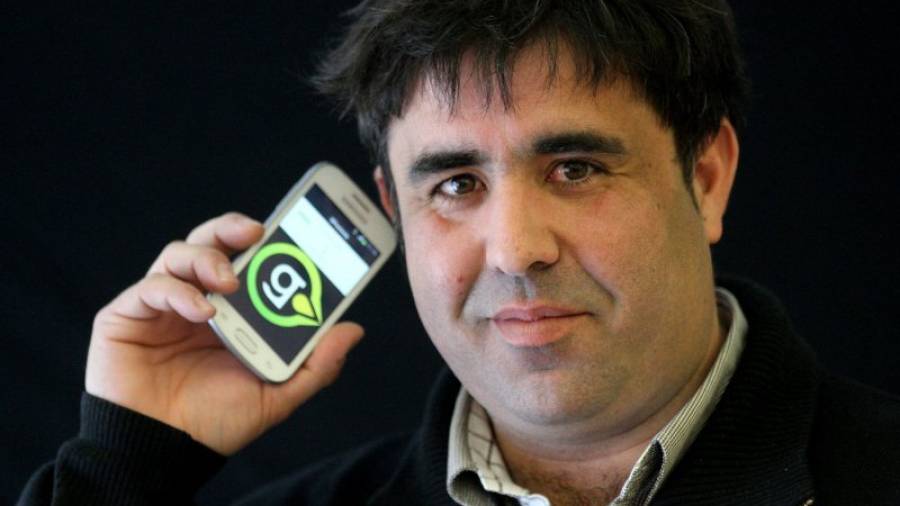 Enric Madruga es el impulsor de la aplicación GProvincia, que ya está en el mercado. Foto: Lluís Milián