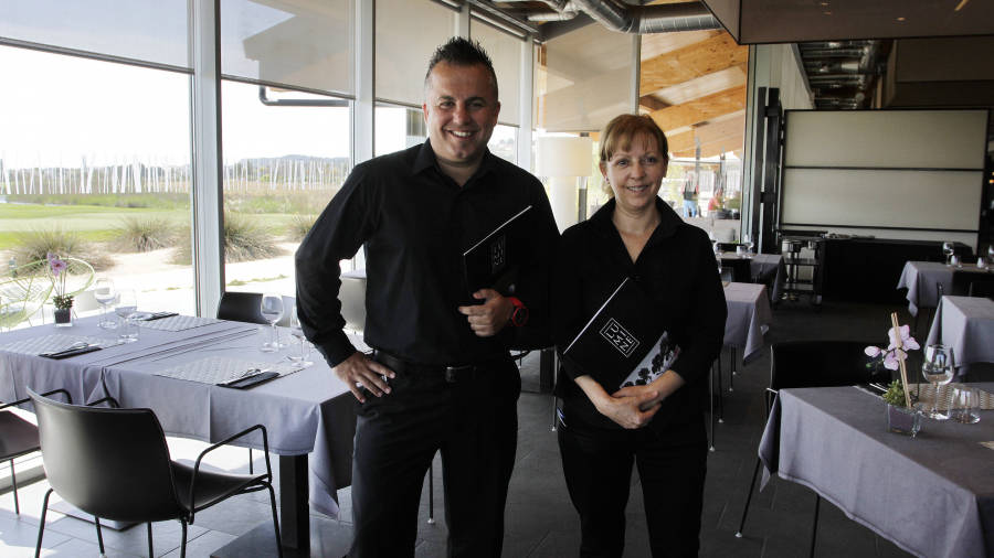 Jordi Diéguez y Lola Gil son los responsables de sala del restaurante, abierto desde 2008