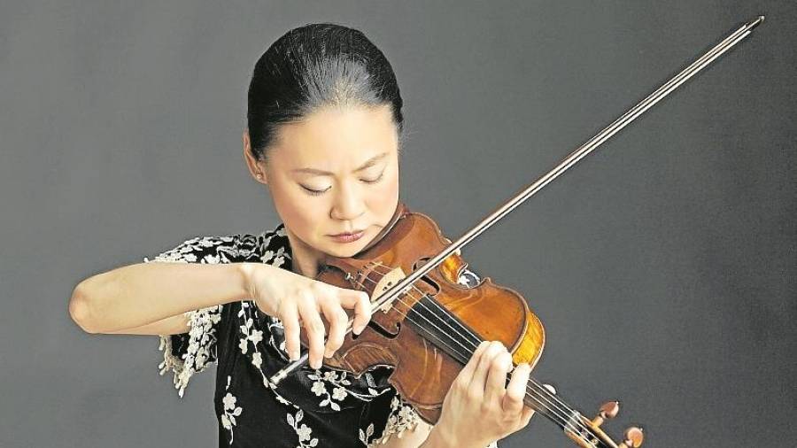 La violinista Midori. FOTO: OCM