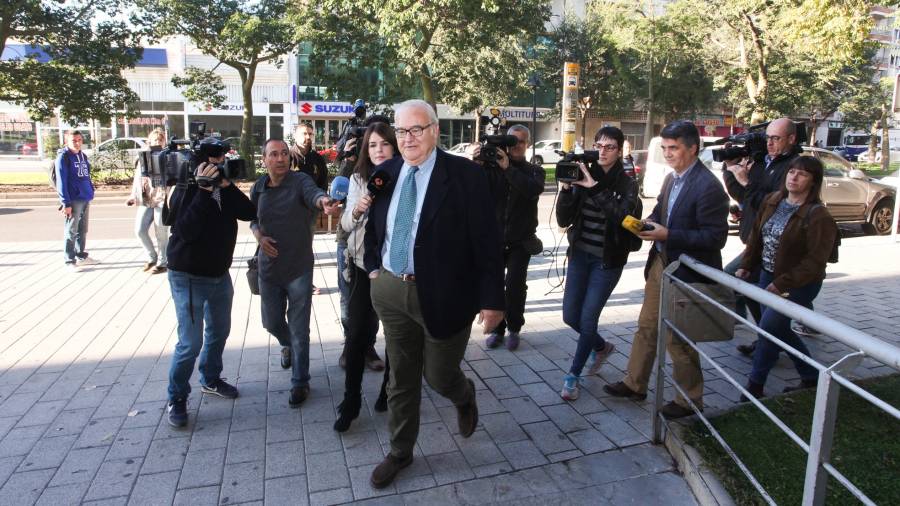 Imagen de archivo de Josep Prat entrando en los Juzgados de Reus. FOTO: ALBA MARINÉ/DT