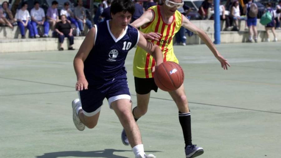 Imagen de archivo del Campeonato Nacional de Baloncesto Special Plympics, celebrado en Reus en 2002