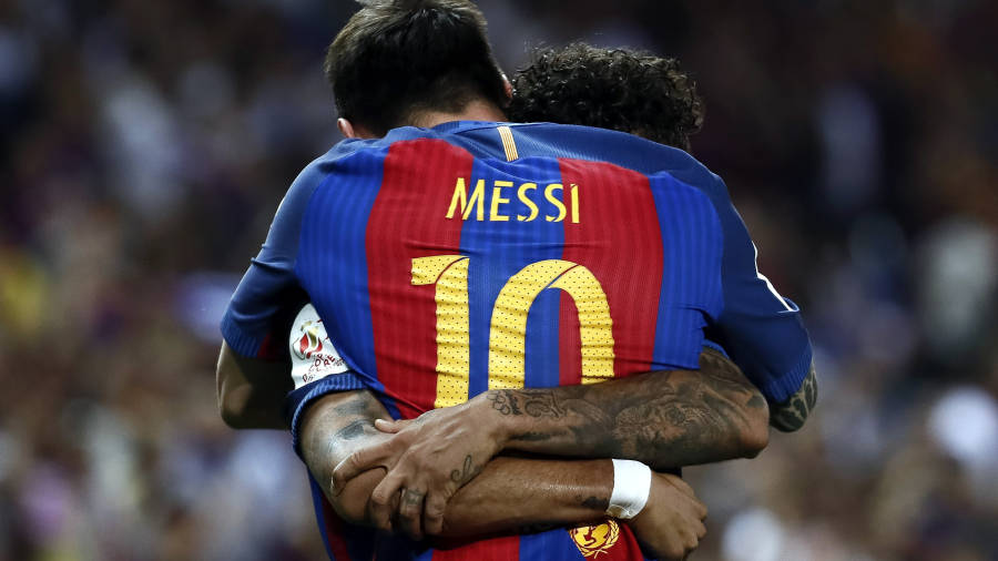 Messi, con la camiseta del Bar&ccedil;a. Foto: EFE