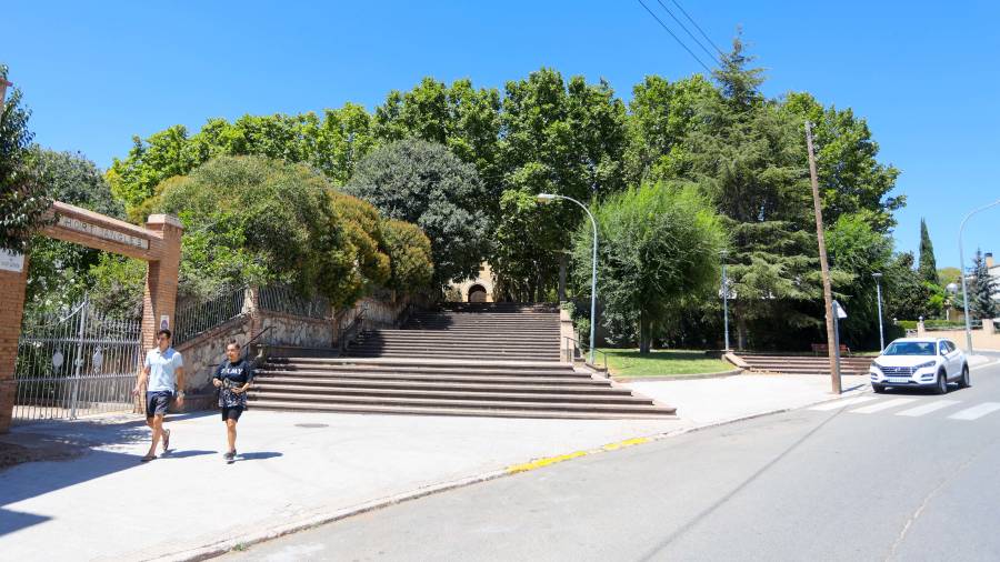 Imatge des d&rsquo;on es veu l&rsquo;ermita de Sant Antoni i el &lsquo;rac&oacute; de l&rsquo;avi&rsquo;. FOTO: A.Marin&eacute;.