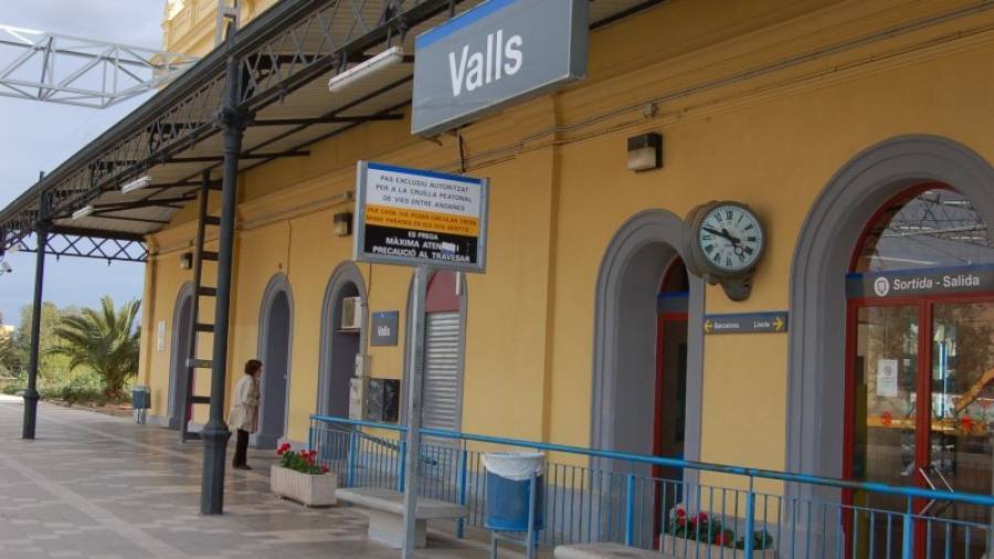 Imatge d'arxiu de l'estació de Valls. Foto: DT