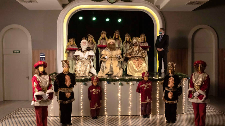 Los Reyes en el Teatret del Serrallo. ACN