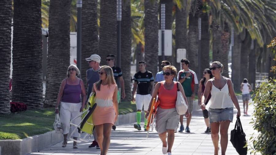 El mercado español representó en 2014 el 46% del total de visitantes de la Costa Daurada. Foto: Alfredo González