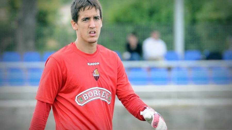 Edgar Badia atendió ayer al Diari, justo después del entrenamiento del CF Reus, en las instalaciones de Riudoms. Foto: Alfredo González