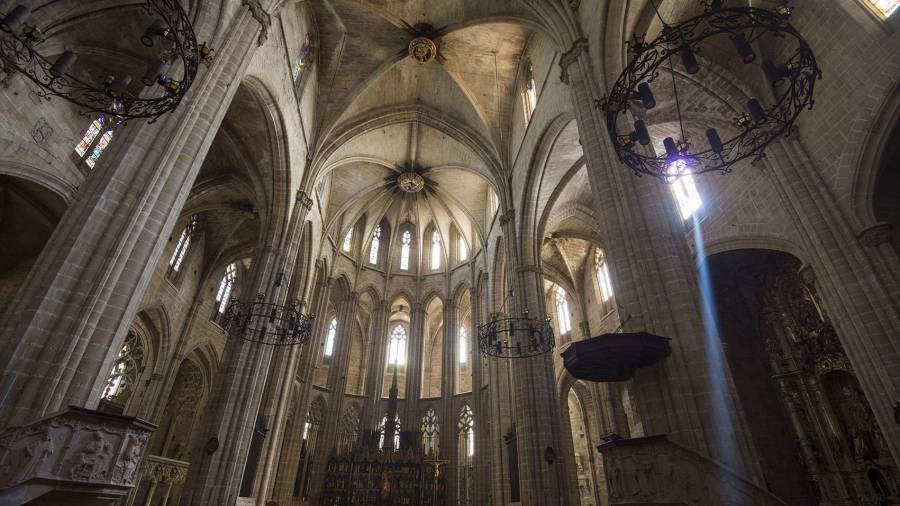 Interio de la Catedral de Tortosa. Foto: Joan Revillas