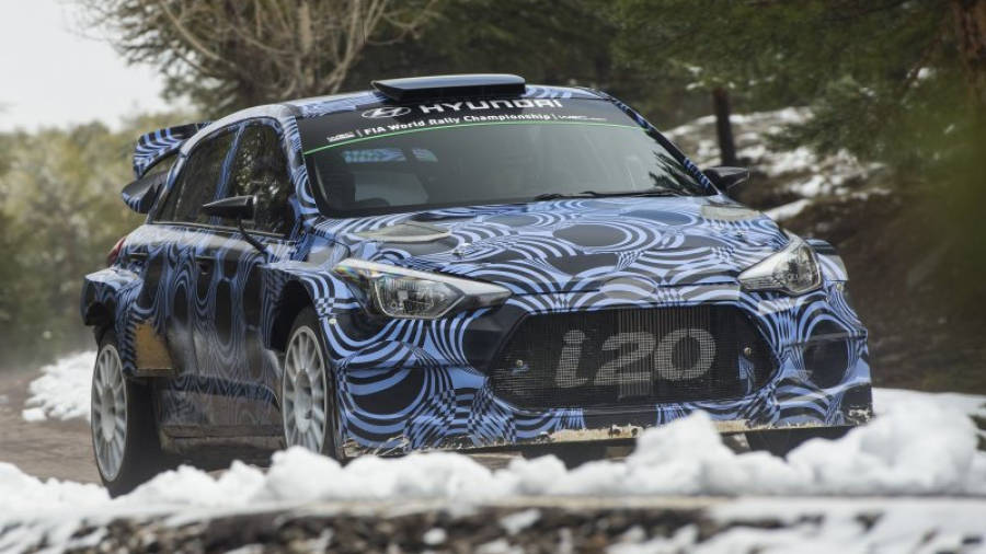 El nuevo i20 WRC será con la versión de cinco puertas.