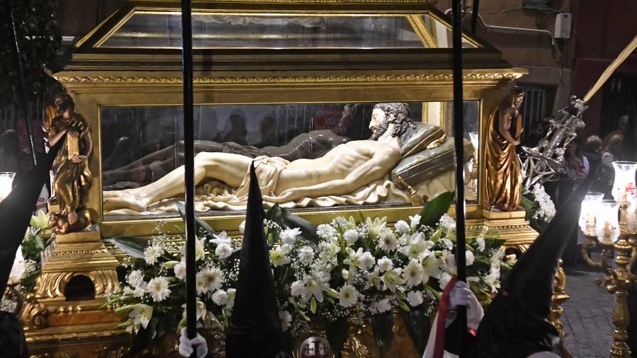 La Solemne Processó del Sant Enterrament es va realitzar per última vegada l’any 2019. FOTO: A. GONZÁLEZ