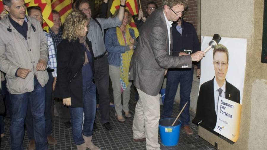 Ferran Bel (CiU) aspira a revalidar la majoria absoluta. Foto: Joan Revillas