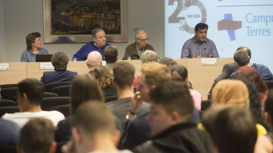 El Campus Ebre de la URV ha celebrado esta semana un encuentro sobre economía cicular. Foto: Joan Revillas