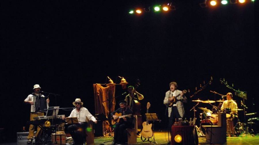 El grup folklòric Quico el Célio, el Noi i el Mut de Ferreries estarà present al concert. Foto: Joan Revillas