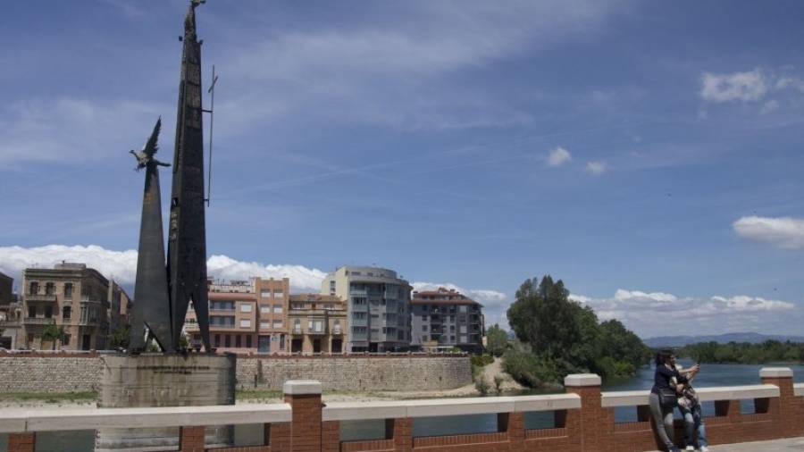 Imatge del monument franquista a la batalla de l´Ebre de Tortosa. FOTO: JOAN REVILLAS
