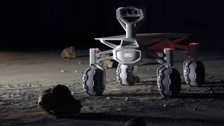 Audi aporta su experiencia y tecnología en el vehículo lunar Audi lunar quattro.