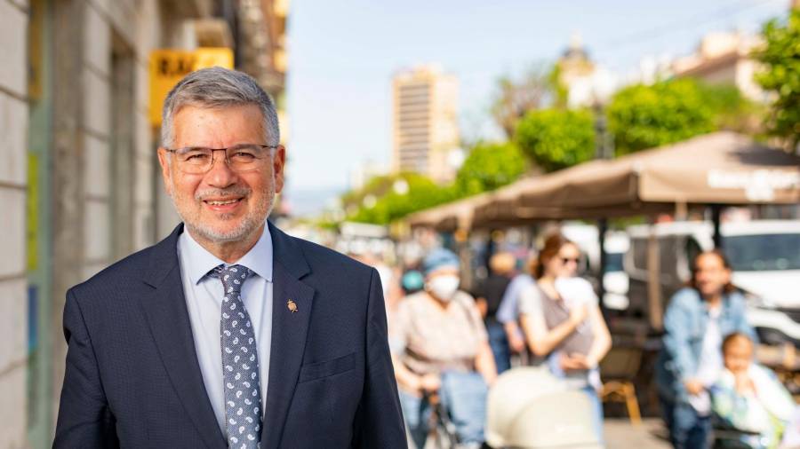 Pau Ricomà i Vallhonrat, la pasada semana, en la Rambla Nova de Tarragona. Foto: Àngel Ullate