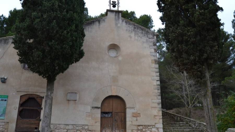 Imatge de l'ermita de Sant Josep, situada a 10 minuts de Montblanc. Foto: Montse Plana