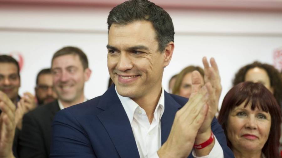 El secretari general del PSOE, Pedro Sánchez. Foto: ACN
