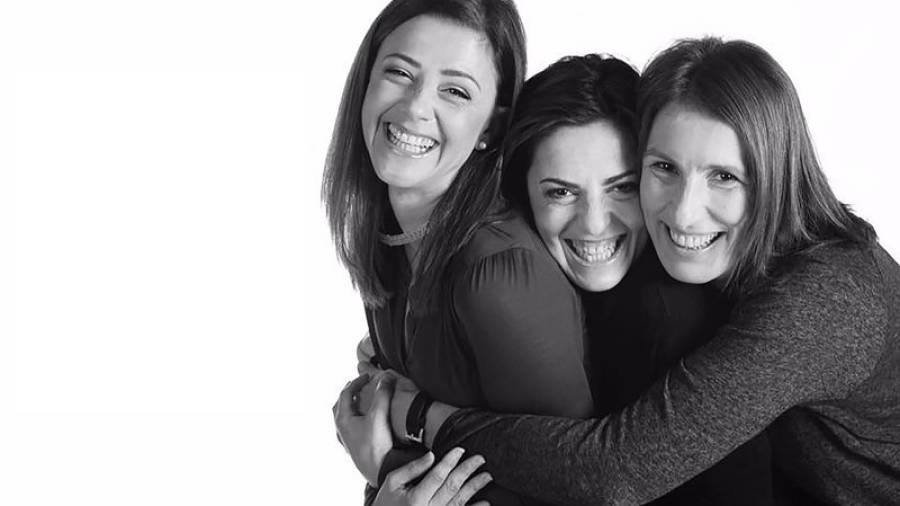 Bego, Natalia y Marta, las creadoras de la iniciativa. Fotos: Cedida