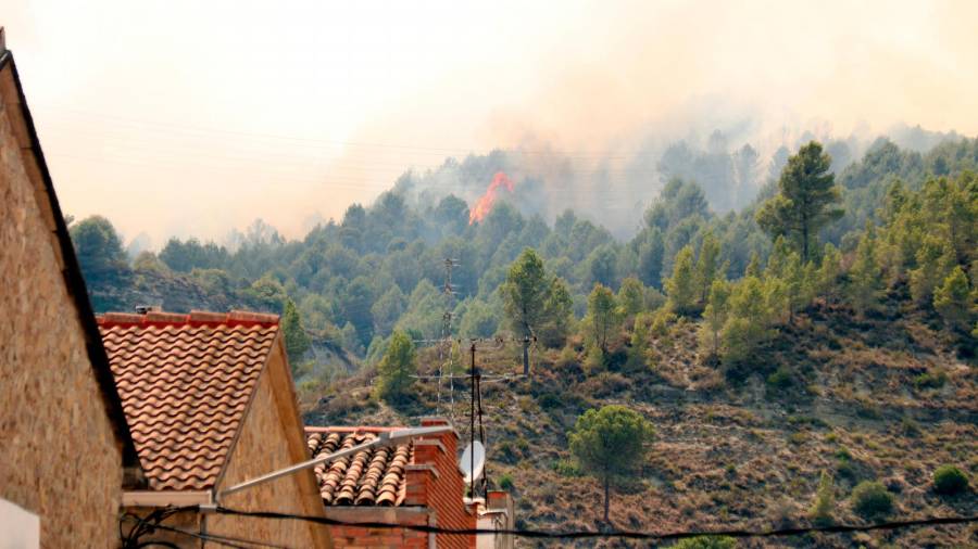 Un incendio reciente en Catalunya. Foto: ACN