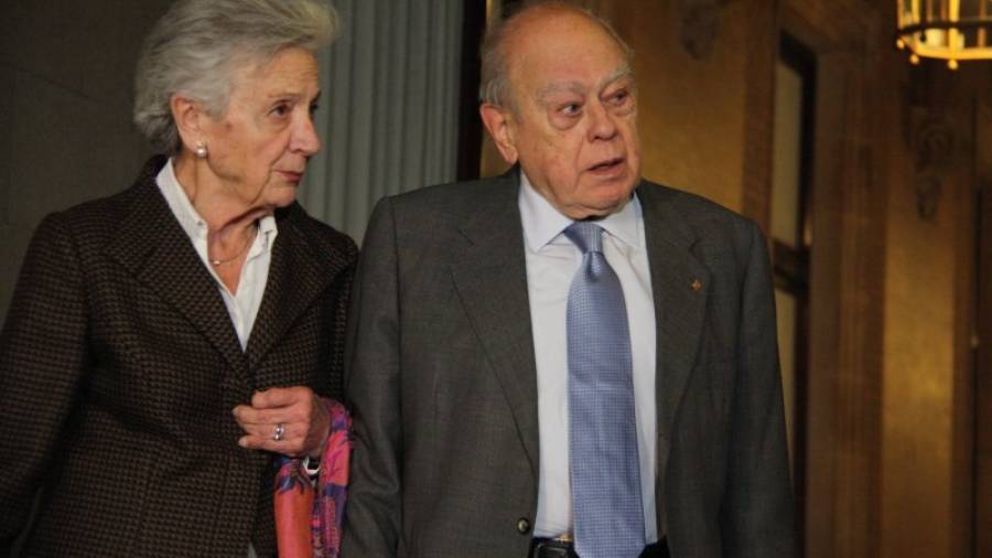 L´expresident de la Generalitat, Jordi Pujol, amb la seva esposa, Marta Ferrusola, en una imatge d´arxiu. Foto: ACN