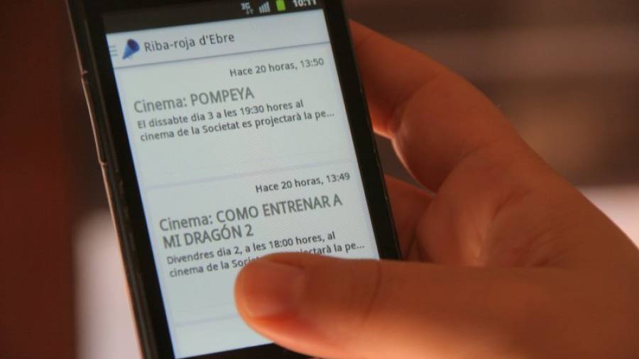 Set municipis de la Ribera difonen els pregons pels telèfons mòbils