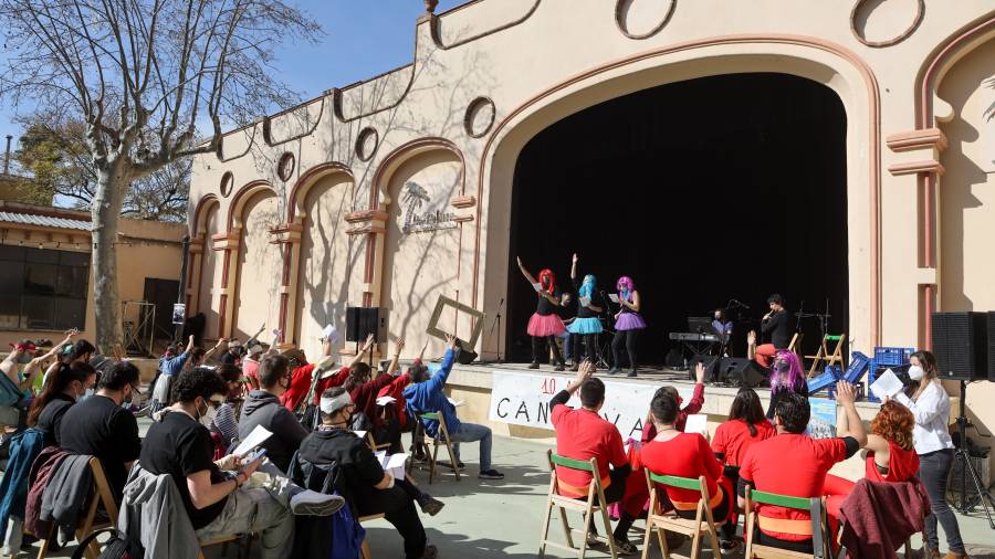 La Palma de Reus va ser escenari de la desena edició del Cantaval. FOTO: ALBA MARINÉ