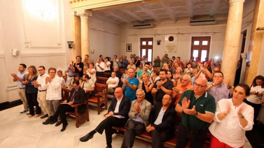 Imatge d'arxiu del ple celebrat el juliol de 2015 i que va aprovar l'adhesió de Reus a l'AMI. Foto: A. Mariné