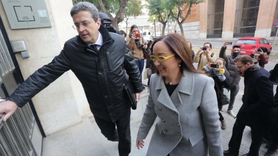 Begoña Floria 'que salía en el disco duro' declaró en los Juzgados el pasado 19 de enero. Foto: Lluís Milián