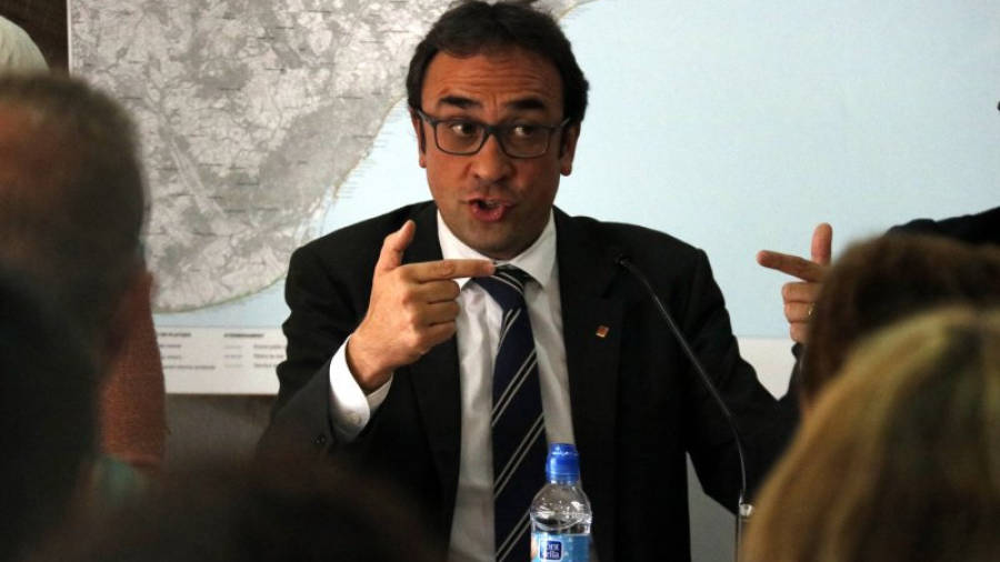 El conseller de Territori i Sostenibilitat, Josep Rull. Foto: ACN