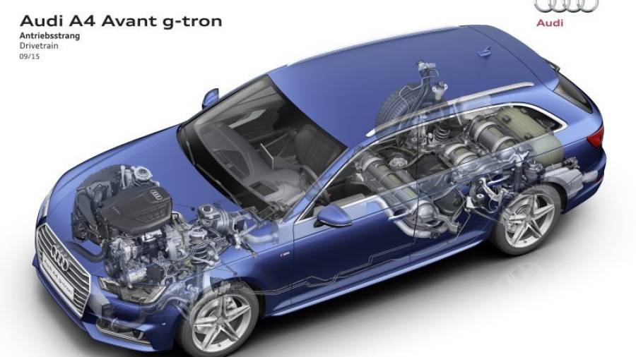 Sistema de propulsión alternativo para el nuevo Audi A4 Avant.