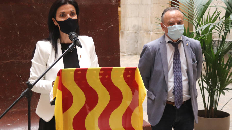 Sonia Orts y José Luis Calderón, en febrero, cuando anunciaron su marcha de Ciutadans. FOTO: ACN