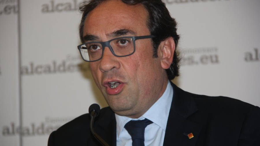 El conseller de Territori i Sostenibilitat, Josep Rull. Foto: ACN