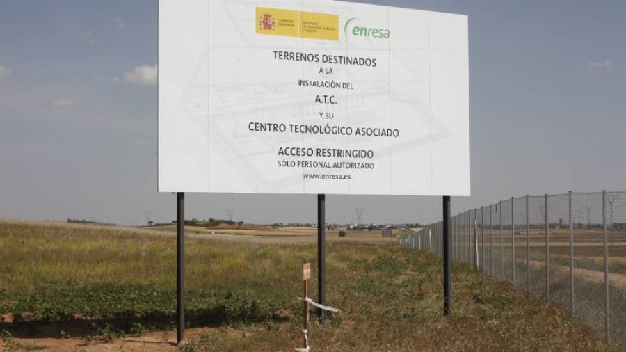 Terrenys del municipi de Villar de Cañas (Conca) on s'ha de construir el magatzem espanyol de residus nuclears. Foto: Enresa