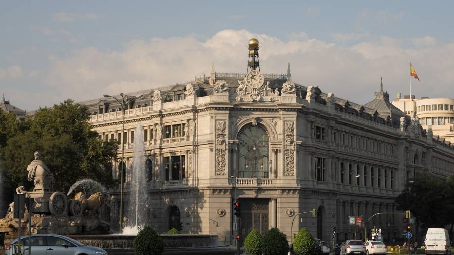 Sede del Banco de España, en la plaza de Cibeles en Madrid. FOTO: EFE