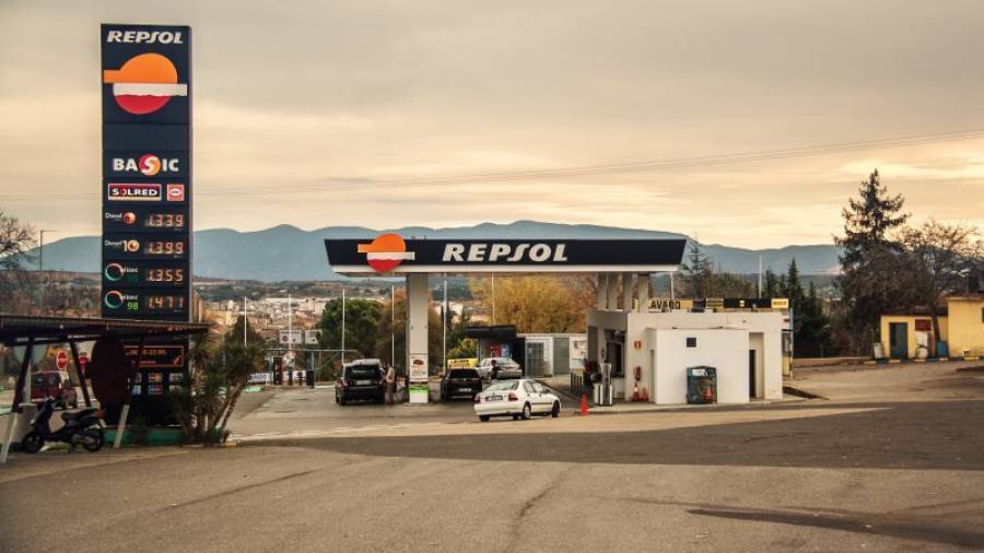 Gasolinera de Repsol en Aragón