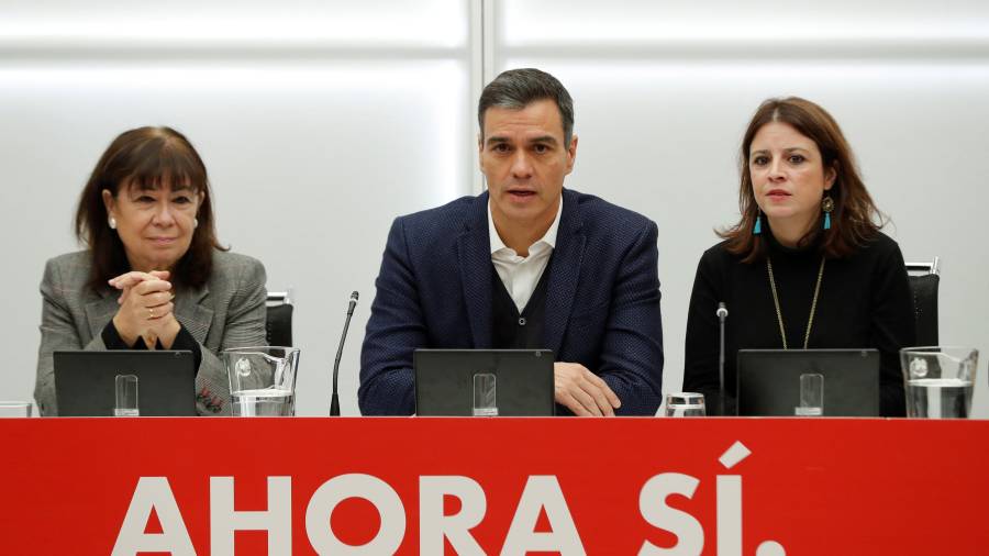 La ejecutiva del PSOEestá convencida de que ahora sí, de que podrá formar un gobierno estable. FOTO: EFE