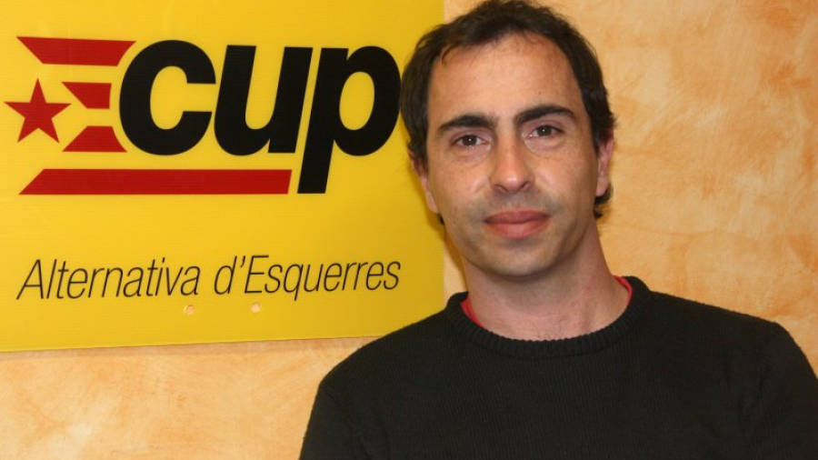 El regidor de la CUP, David Vidal. Foto: DT