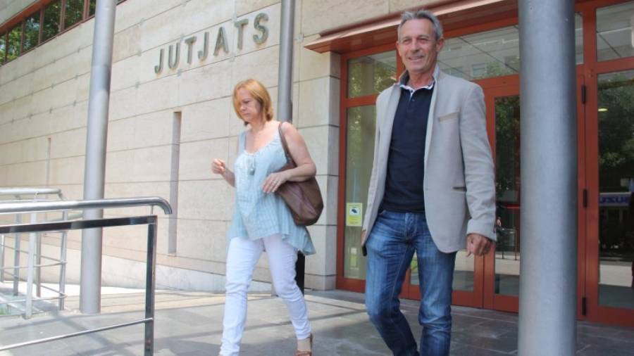 Josep Anglada, exlíder de Plataforma per Catalunya, entrant als Jutjats de Reus el passat mes de juliol. FOTO: ACN