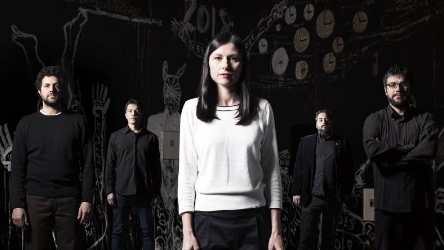 Imatge promocional del grup de música pop Élena pel seu darrer disc ´Concepte Vitrina´. Foto: DT