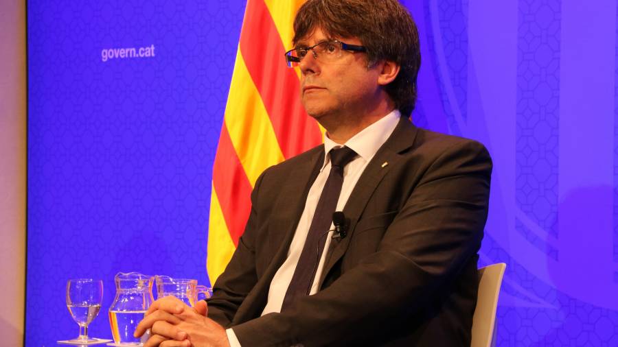 Carles Puigdemont, president de la Generalitat de Catalunya