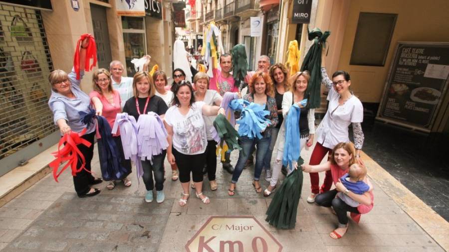 Imatge d´alguns dels comerciants que participen en la iniciativa. Foto: Alba Mariné