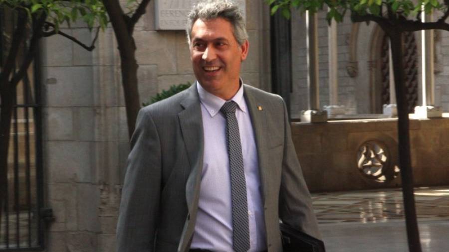 Jordi Ciuraneta, poco antes de su primera reunión en el Govern. Foto: ACN